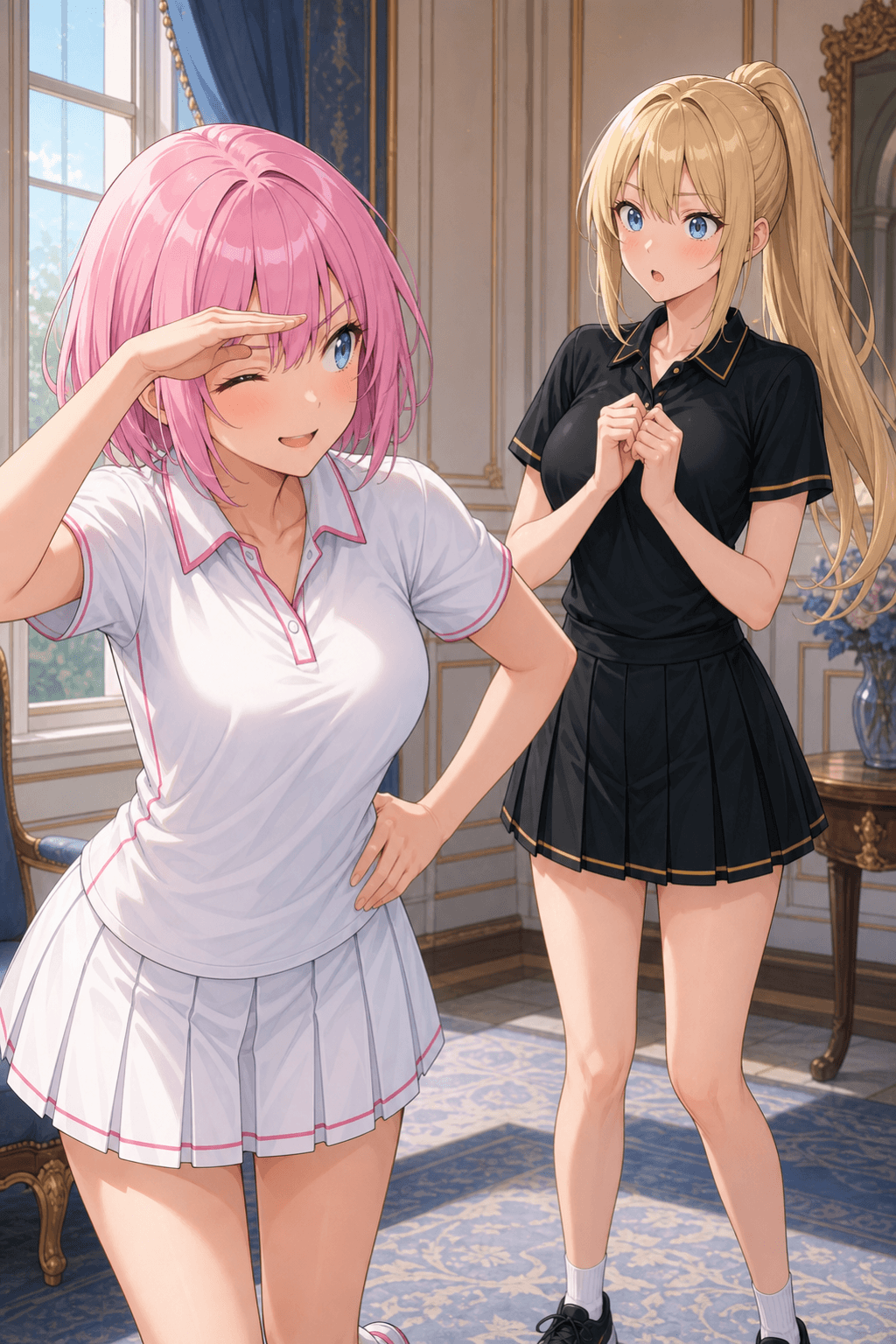 アルデの視線を想像するオフェルテとソマ